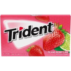 Trident Island Berry Lime SF Chewing Gum 14 Sticks
