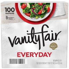 Vanity Fair Everyday Napkins - 100 Napkins